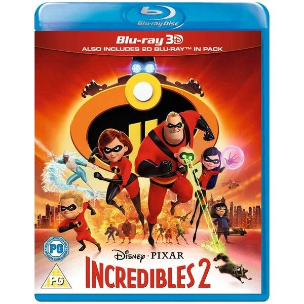 商品Disney|Incredibles 2 3D (Includes 2D Version),价格¥102,第1张图片