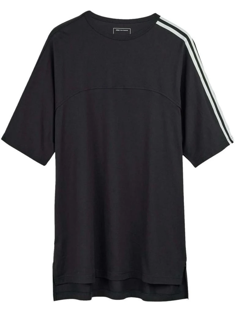 商品Y-3|Y-3 Adidas Black T-Shirt With White Stripe Design,价格¥897,第1张图片