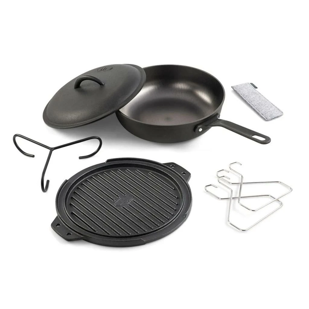 商品Gsi Outdoors|GSI Outdoors - Guidecast 10" Cast Iron Cookset,价格¥765,第1张图片