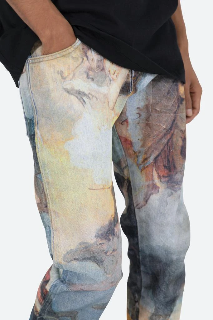 D205 Overlay Straight Denim - Blue 商品