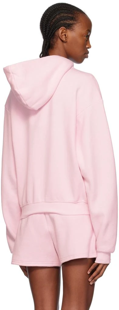 商品SKIMS|Pink Cotton Fleece Classic Hoodie,价格¥523,第3张图片详细描述