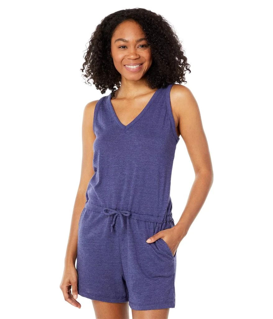 商品Chaser|Tri-Blend Jersey Double V Tank Romper,价格¥339,第1张图片