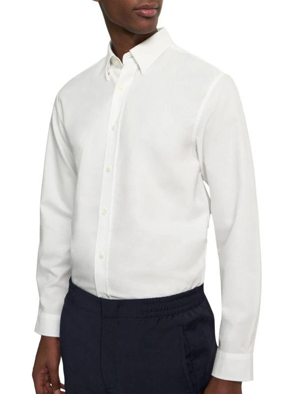 商品Theory|Irving Solid Dress Shirt,价格¥318,第3张图片详细描述