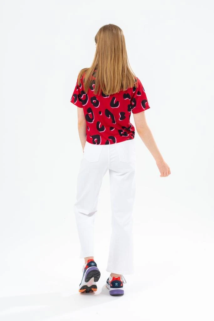 商品HYPE GIRLS|HYPE RED LEOPARD ANIMAL GIRLS CROP T-SHIRT,价格¥47,第3张图片详细描述