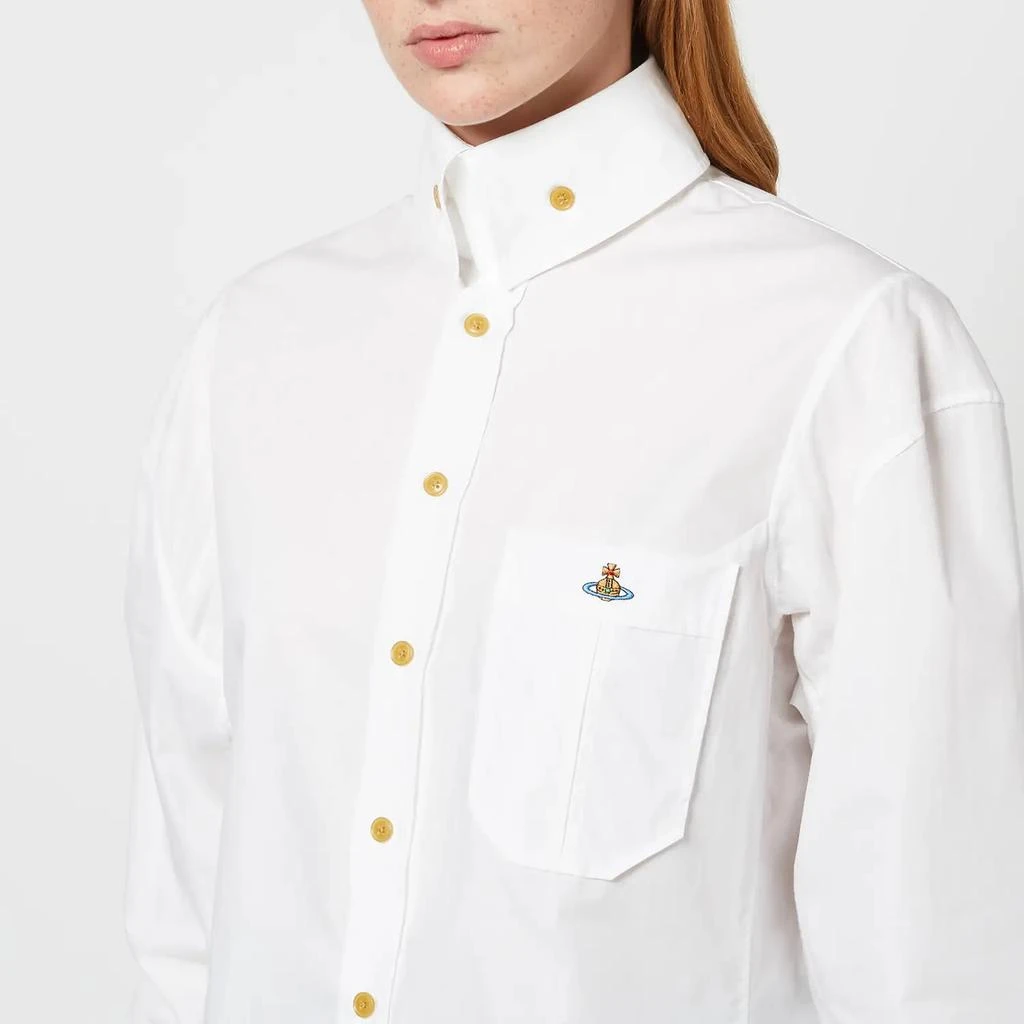 商品Vivienne Westwood|Vivienne Westwood Women's Striped Krall Shirt - White,价格¥1193,第4张图片详细描述