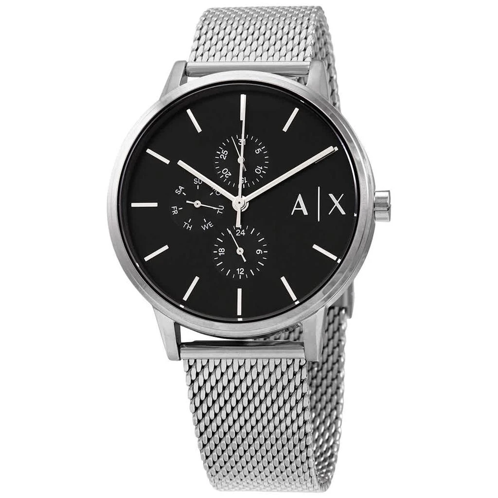 商品Armani Exchange|Armani Exchange Quartz Multifunction Black Dial Mens Watch AX2714,价格¥636,第1张图片