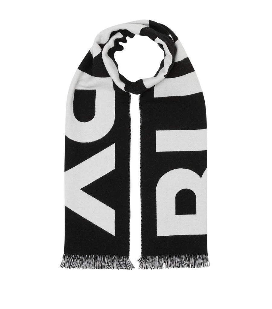 商品Burberry|Wool Logo Scarf,价格¥2988,第1张图片