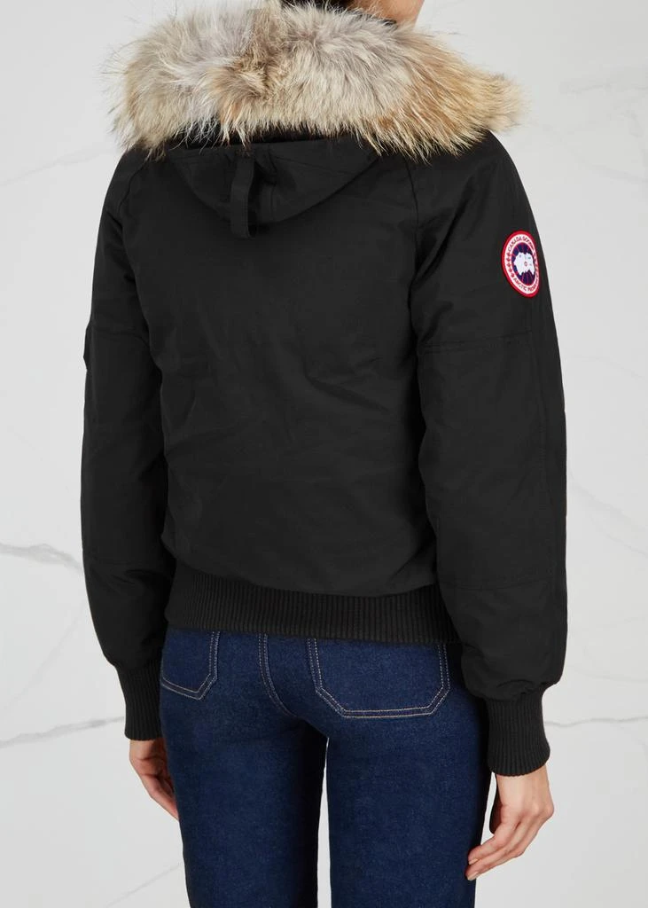 商品Canada Goose|Chilliwack black fur-trimmed Arctic-Tech jacket,价格¥10122,第3张图片详细描述