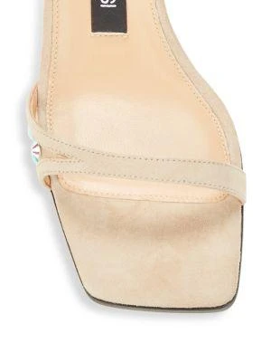 商品Sergio Rossi|Studded Suede Ankle-Strap Sandals,价格¥1229,第5张图片详细描述