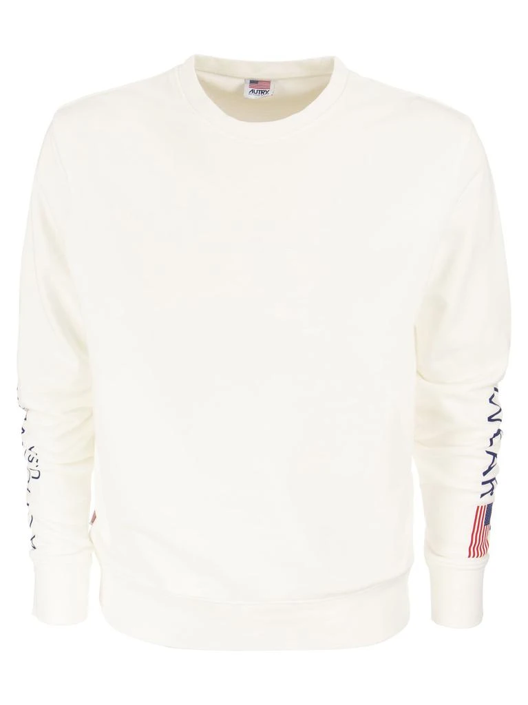 商品Autry|Autry Crew-neck Sweatshirt With Logos,价格¥1428,第1张图片