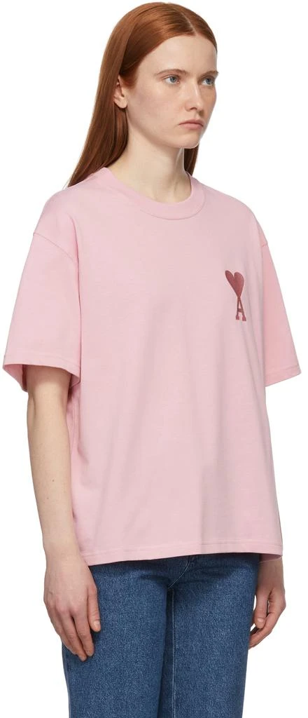 商品AMI|女式 Ami de Cœur 粉色T恤,价格¥719,第2张图片详细描述