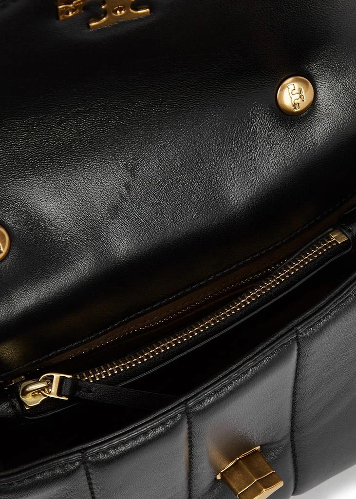 商品Tory Burch|Kira black quilted leather top handle bag,价格¥6000,第4张图片详细描述