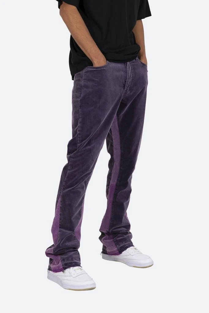 商品MNML|B428 Corduroy Flare Pants - Purple,价格¥136,第2张图片详细描述