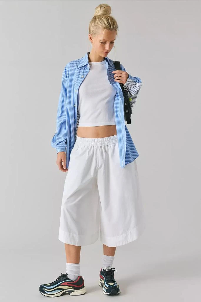 商品BDG|BDG Tulip Wide Leg Cotton Culotte Crop Pant,价格¥456,第3张图片详细描述