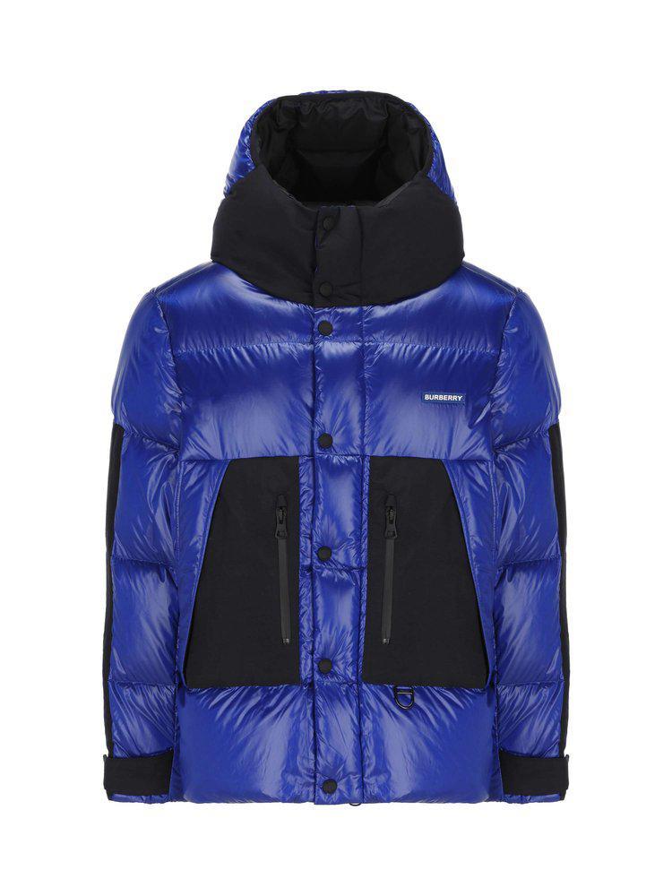 商品Burberry|Burberry Logo Patch Panelled Puffer Jacket,价格¥6153,第1张图片