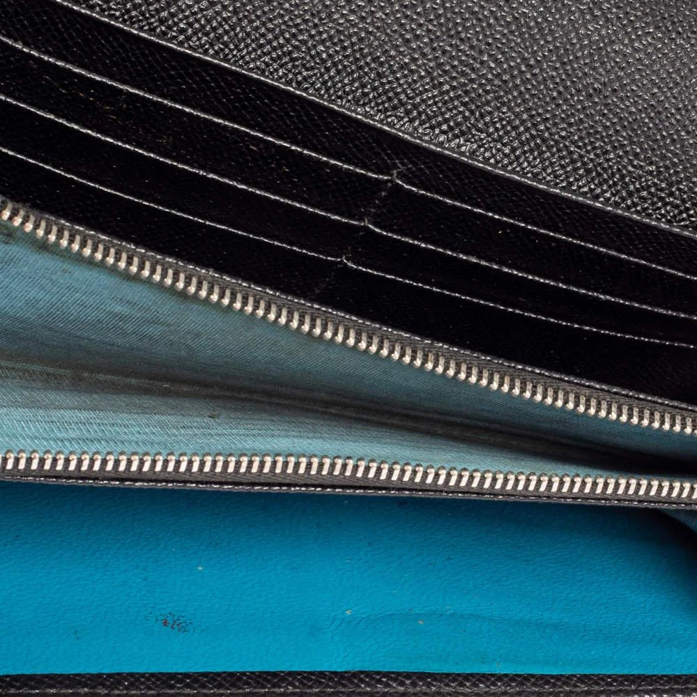 商品[二手商品] BVLGARI|Bvlgari Black Leather Bvlgari Bvlgari Continental Wallet,价格¥913,第2张图片详细描述