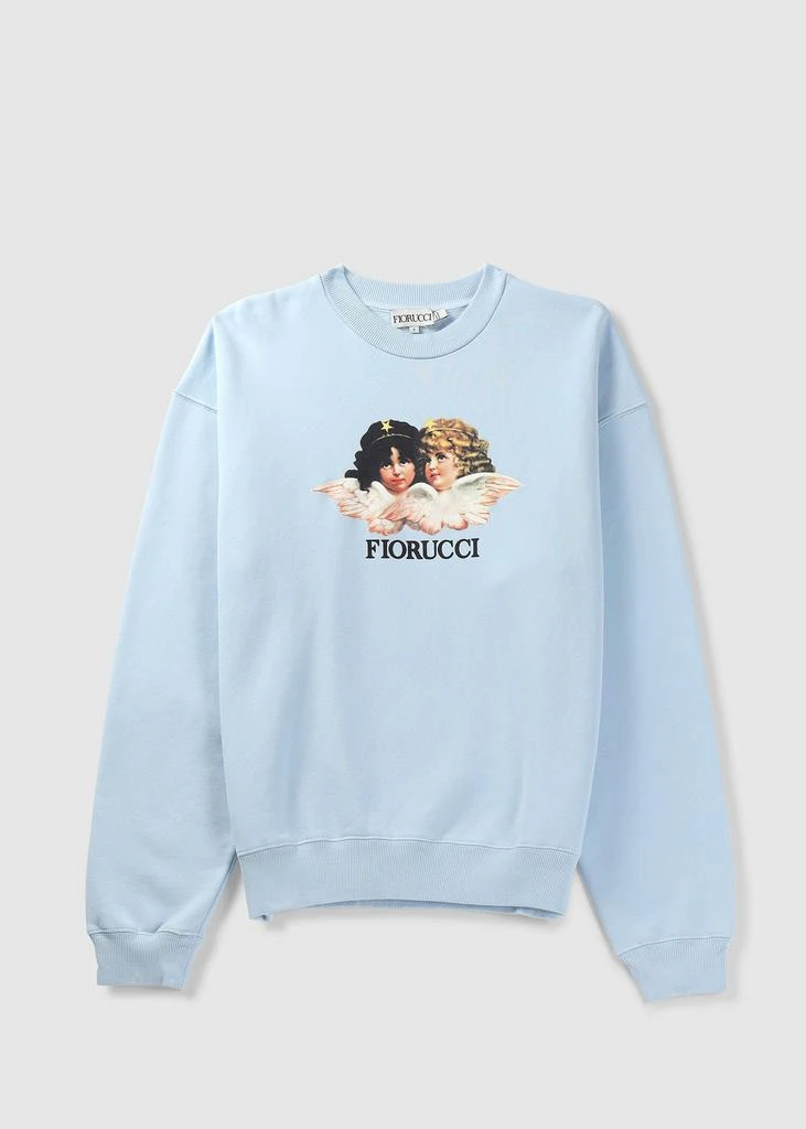 商品Fiorucci|Fiorucci Womens Vintage Angel Sweatshirt In Pale Blue,价格¥1209,第1张图片