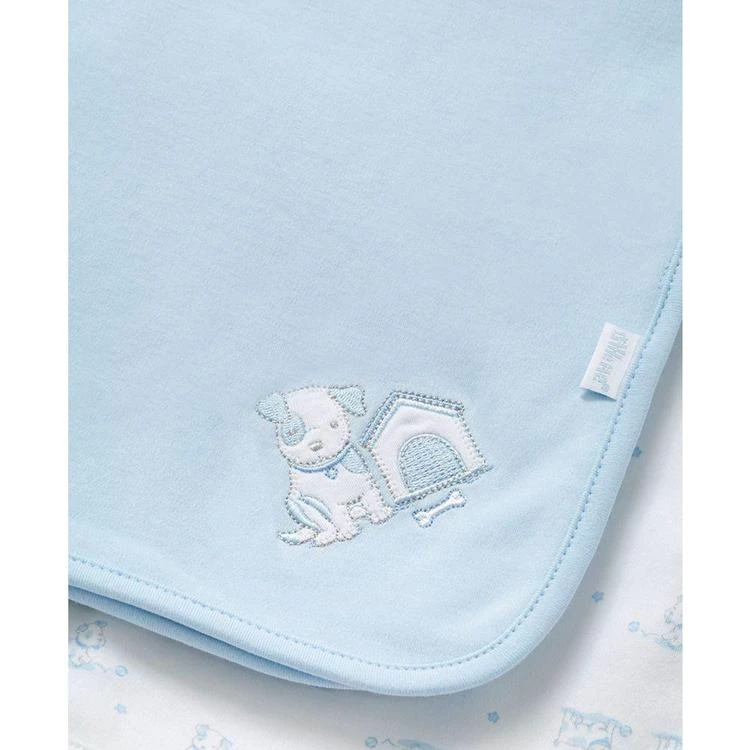 商品Little Me|2-Pk. Puppy Cotton Swaddle Blankets, Baby Boys (0-24 months),价格¥180,第3张图片详细描述