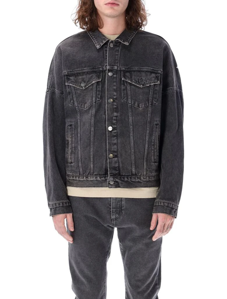 商品Palm Angels|Palm Angels Back Logo Denim Jacket,价格¥4274,第1张图片
