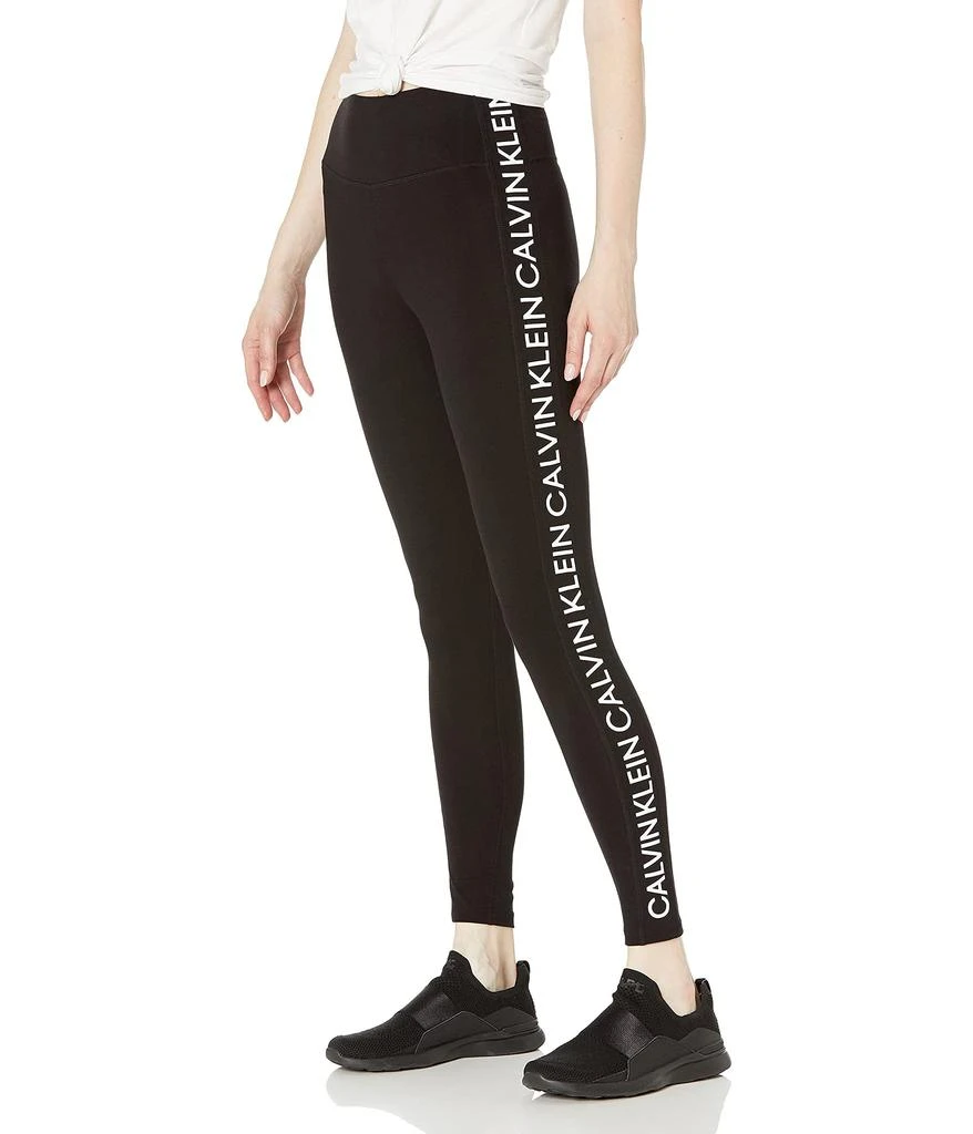 商品Calvin Klein|Premium Performance Double Waistband Moisture Wicking Legging (Standard and Plus),价格¥446,第1张图片