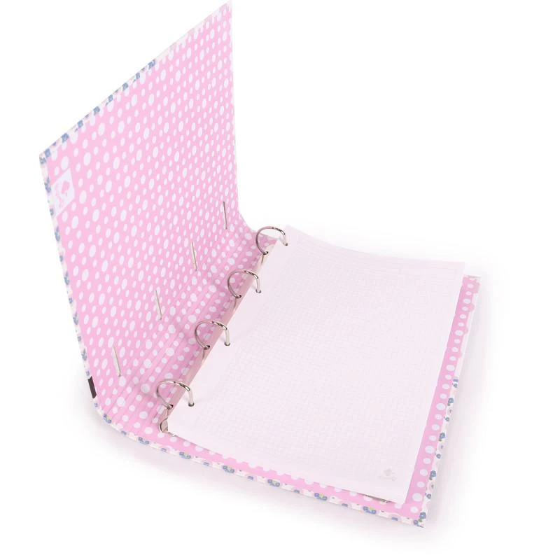 商品Busquets|Nature floral print ringbinder folder in white and pink,价格¥145,第2张图片详细描述