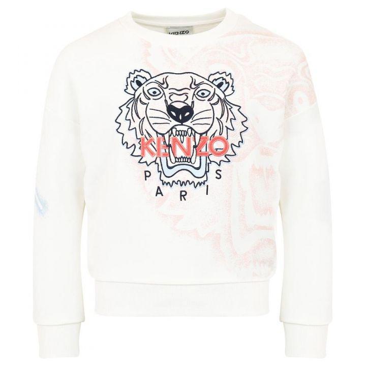 商品Kenzo|Ivory Tiger Urban Logo Sweatshirt,价格¥458,第1张图片