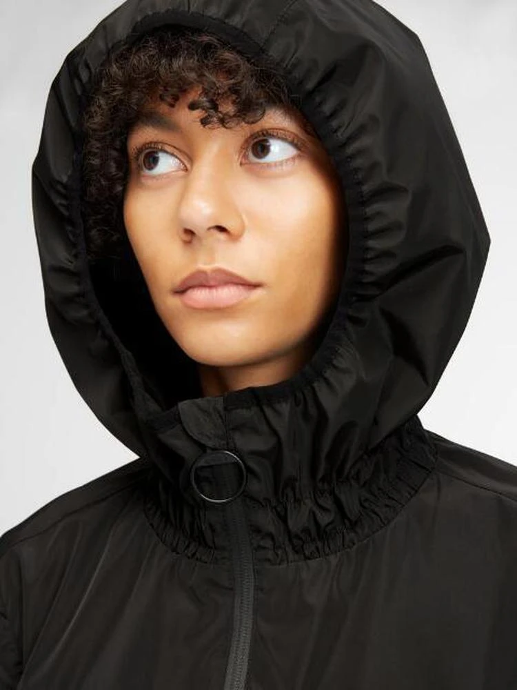 商品DKNY|Smocked Hood Windbreaker With Cinched Hem,价格¥744,第4张图片详细描述