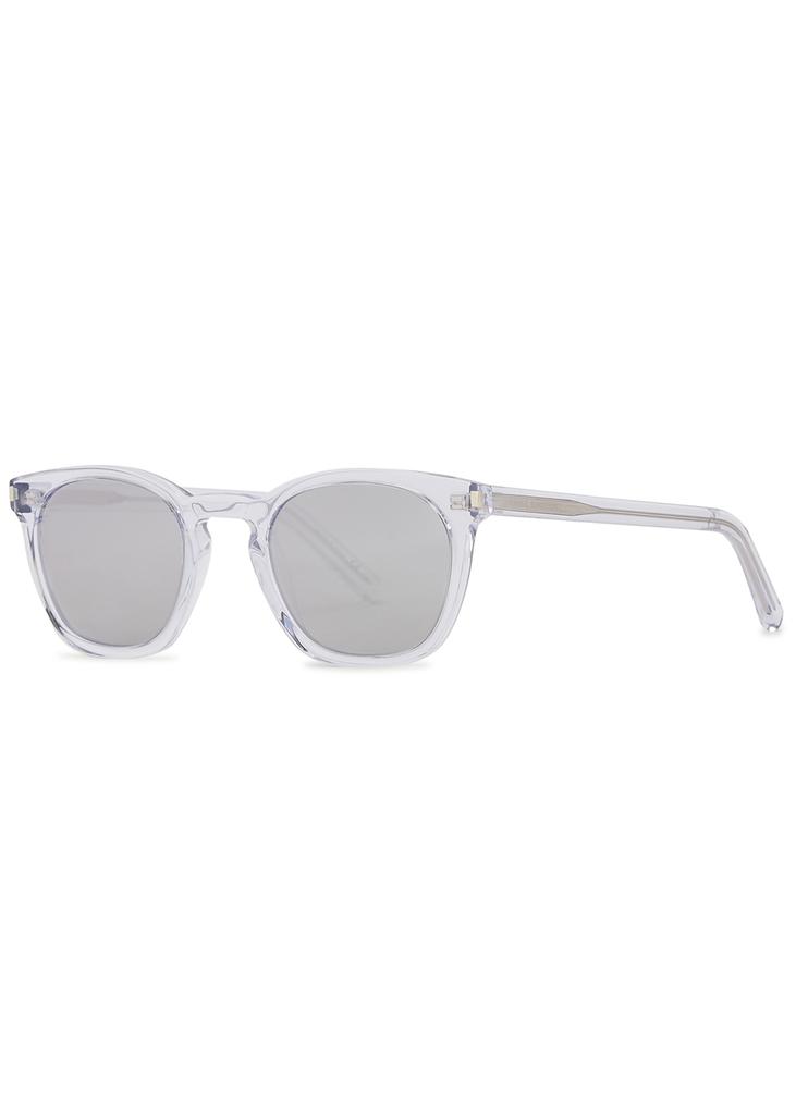 SL28 mirrored wayfarer-style sunglasses商品第1张图片规格展示
