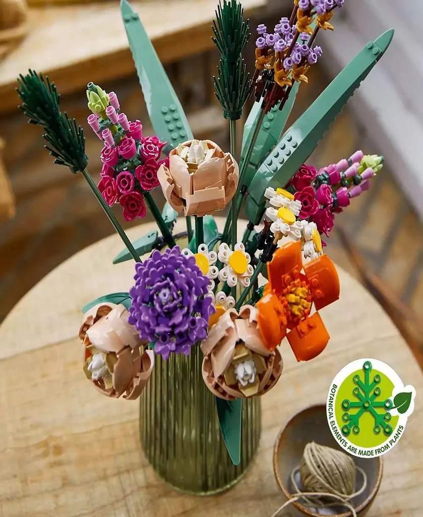 商品LEGO|Icons 10280 Flower Bouquet Adult Toy Building Set,价格¥381,第5张图片详细描述