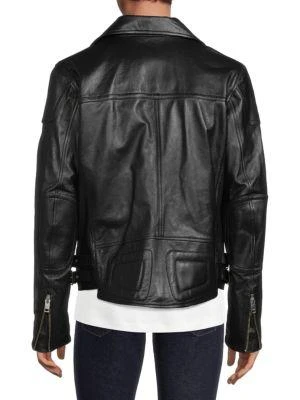 商品Diesel|​Lambskin Leather Biker Jacket,价格¥2501,第2张图片详细描述