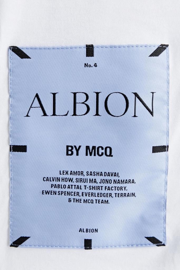 商品Alexander McQueen|Slim-fit appliquéd printed cotton-jersey T-shirt,价格¥783,第6张图片详细描述