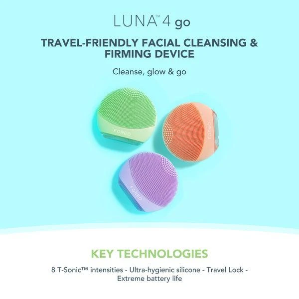 商品Foreo|FOREO LUNA 4 GO 2-Zone Facial Cleansing and Firming Device for All Skin Types (Various Colors),价格¥1053,第2张图片详细描述