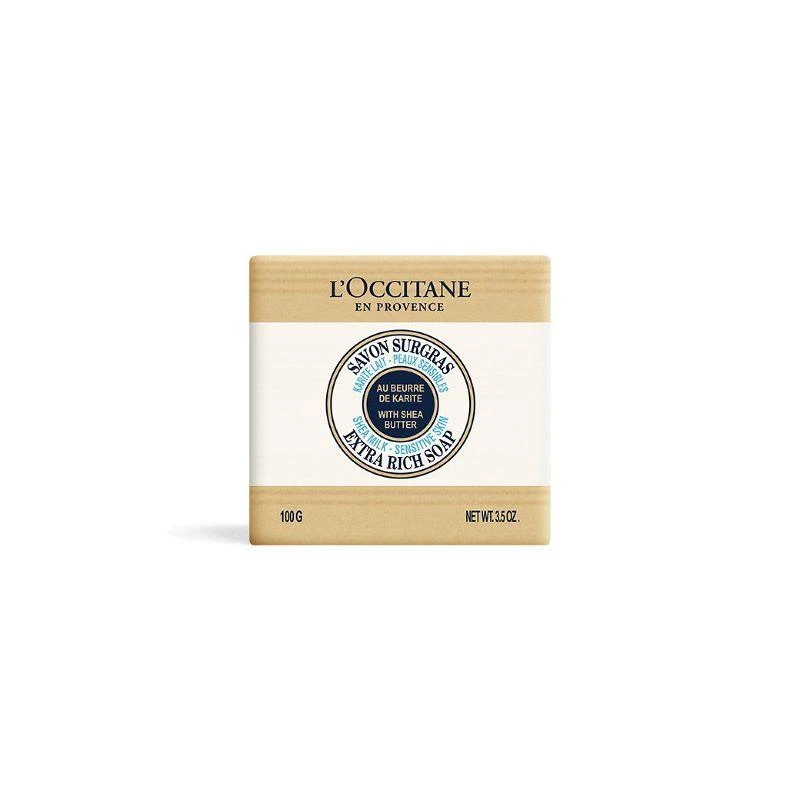 商品L'Occitane|韩国直邮L'occitane欧舒丹清爽顺滑不油腻乳木果油香皂100g牛奶,价格¥158,第1张图片