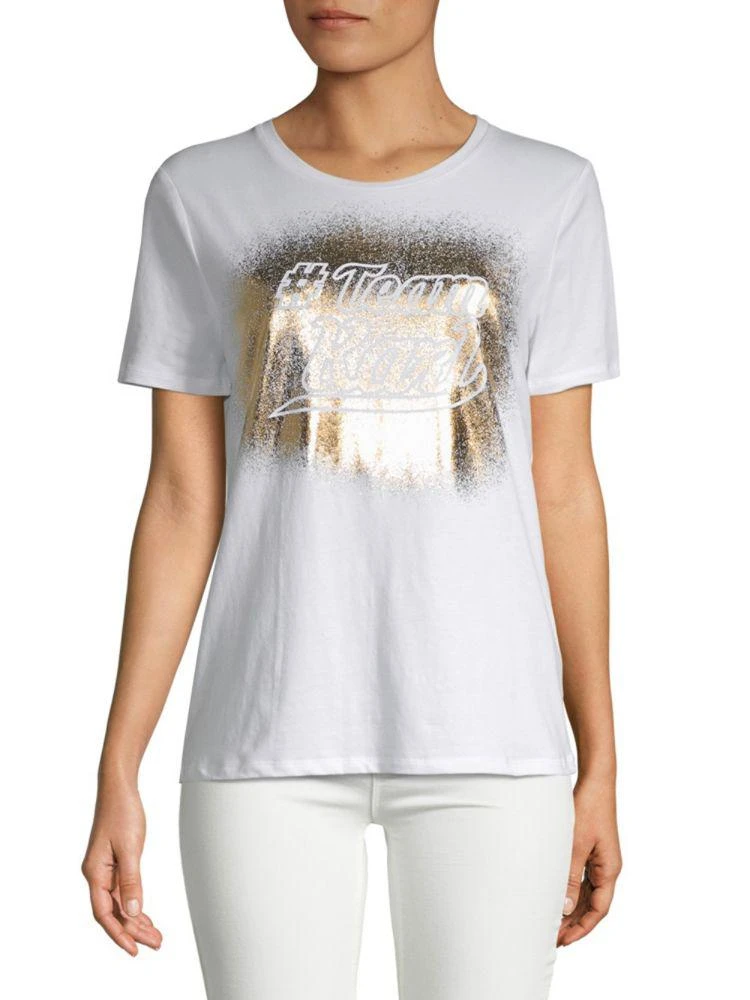 商品Karl Lagerfeld Paris|Stretch Cotton Team Karl Tee,价格¥98,第1张图片