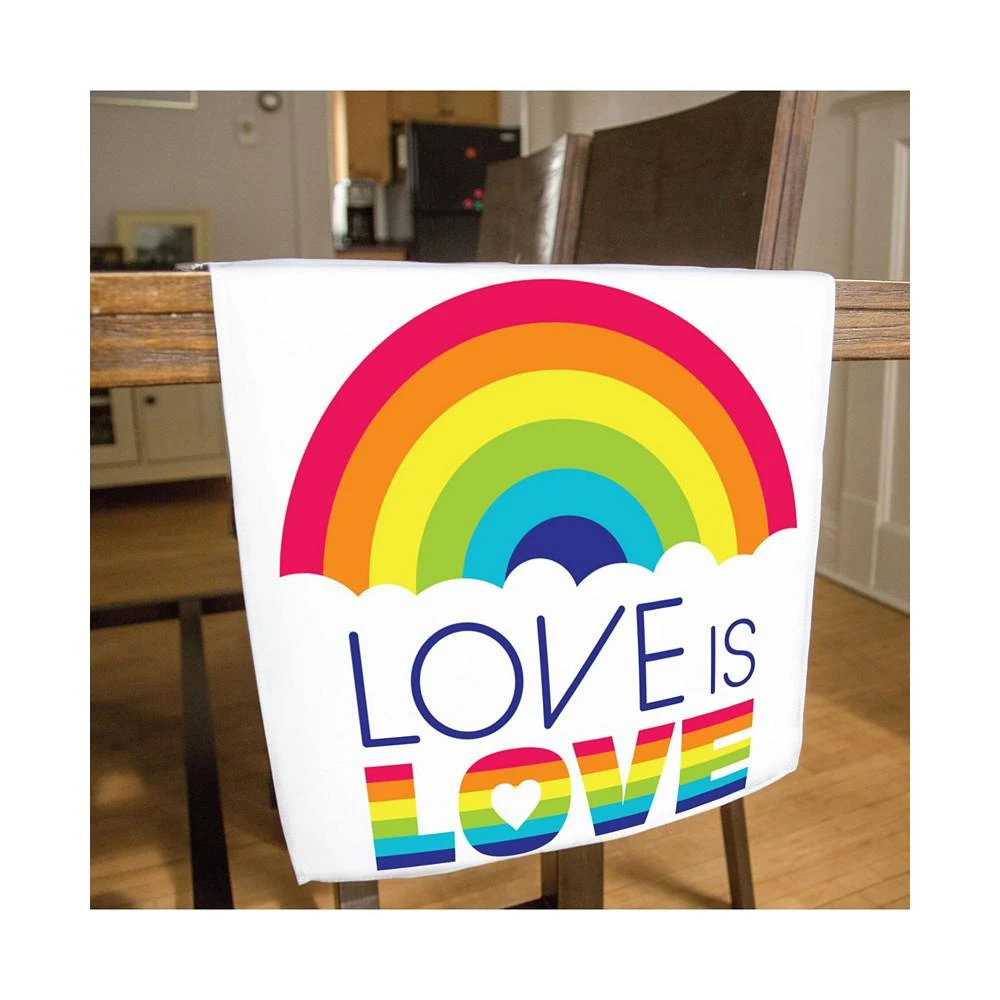 商品Big Dot of Happiness|Love is Love - LGBTQIA+ Pride - Rainbow Party Dining Tabletop Decor - Cloth Table Runner - 13 x 70 inches,价格¥164,第2张图片详细描述