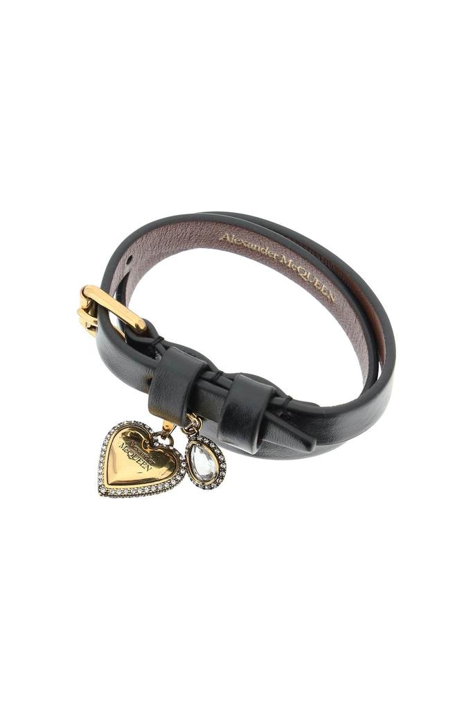 LEATHER BRACELET WITH HEART CHARM商品第4张图片规格展示