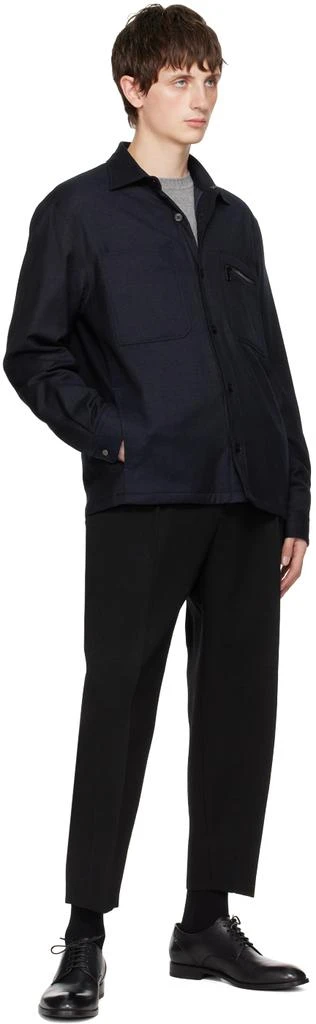 商品Zegna|Navy Padded Jacket,价格¥5221,第4张图片详细描述