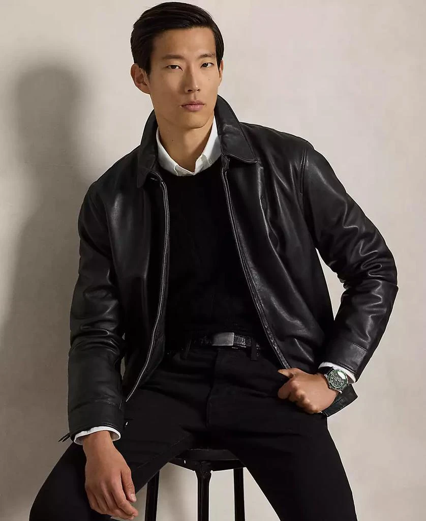 商品Ralph Lauren|男士皮衣夹克,价格¥3647,第1张图片