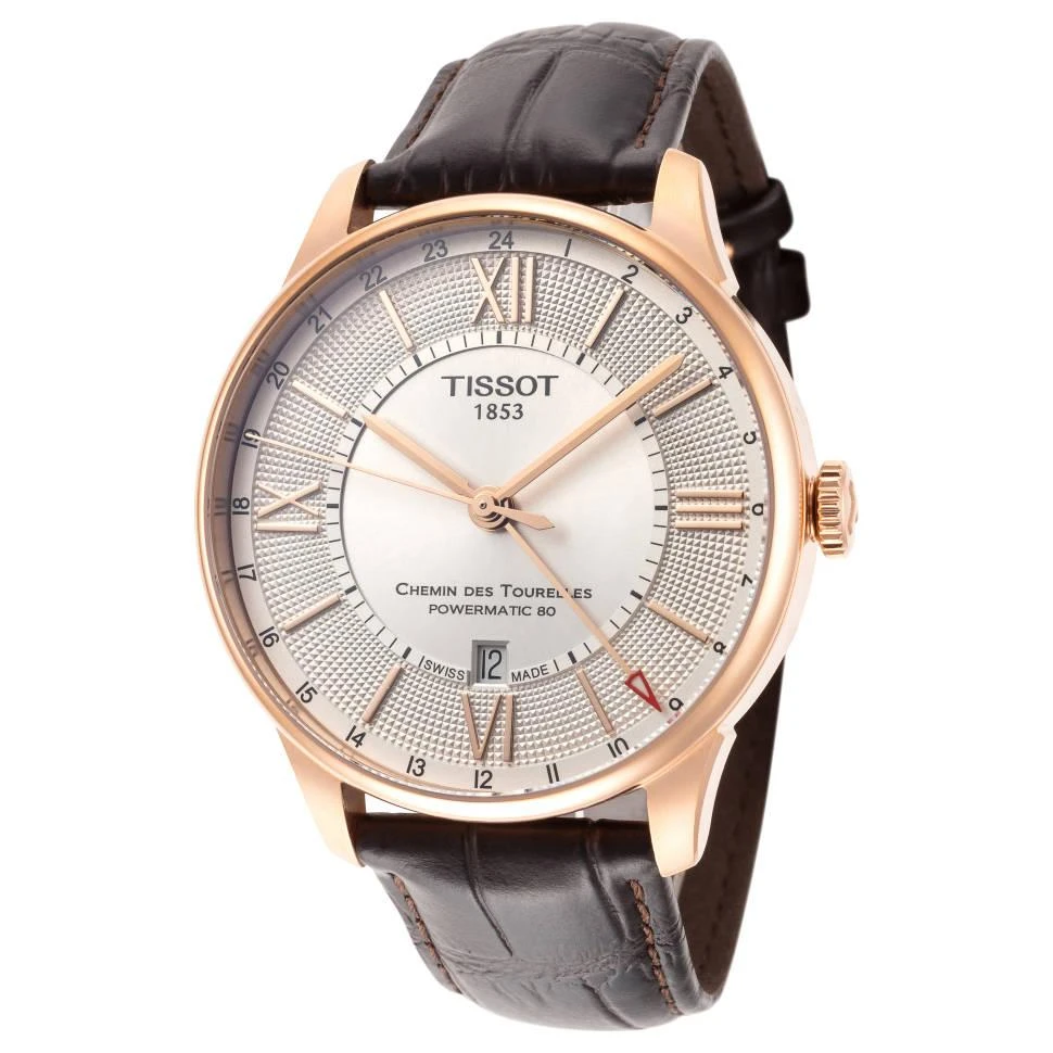 商品Tissot|男士 天梭 杜鲁尔经典 皮带 机械表 T0994293603800,价格¥3230,第1张图片