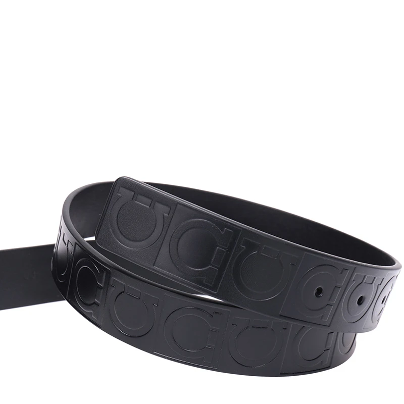 Salvatore Ferragamo 菲拉格慕 男士黑色皮革腰带 67-9169-0587182【包装随机，部分无包装盒】 商品