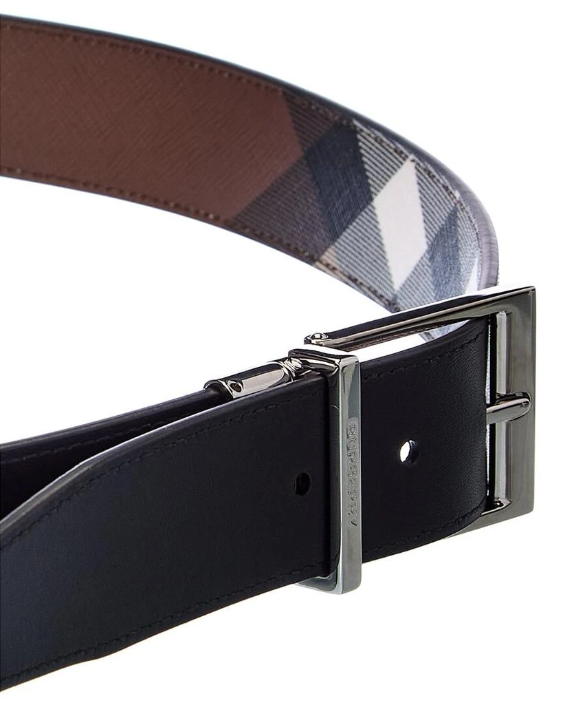 商品Burberry|Burberry E-Canvas & Leather Belt,价格¥3197,第3张图片详细描述