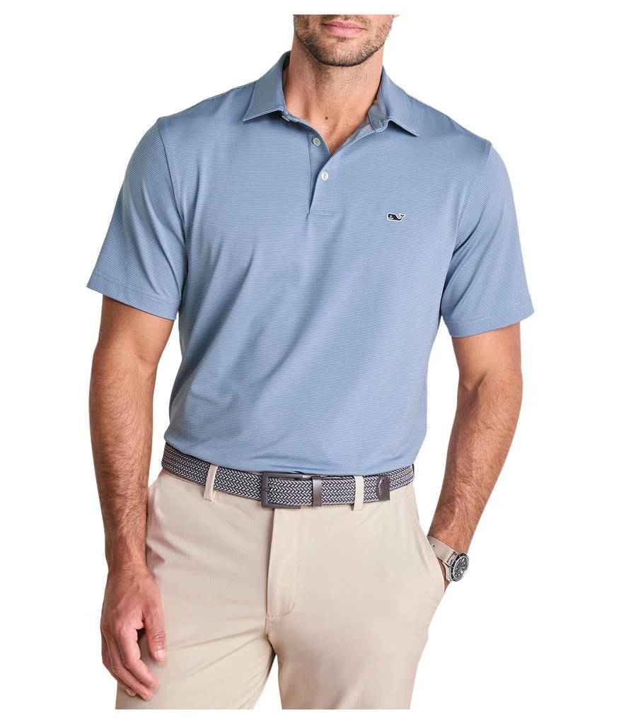商品Vineyard Vines|St. Jean Stripe Sankaty Polo,价格¥566,第1张图片