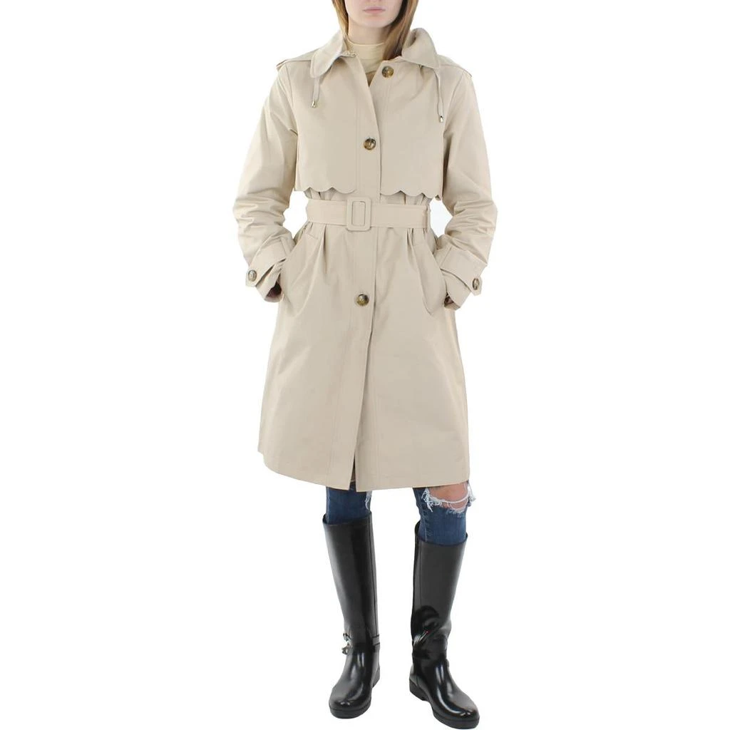 商品Kate Spade|Kate Spade New York Womens Lightweight Long Trench Coat,价格¥753,第1张图片