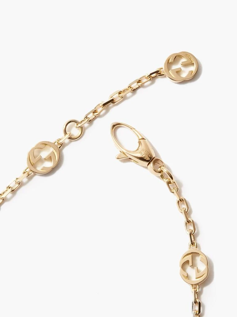 商品Gucci|GG & 18kt gold bracelet,价格¥11407,第4张图片详细描述