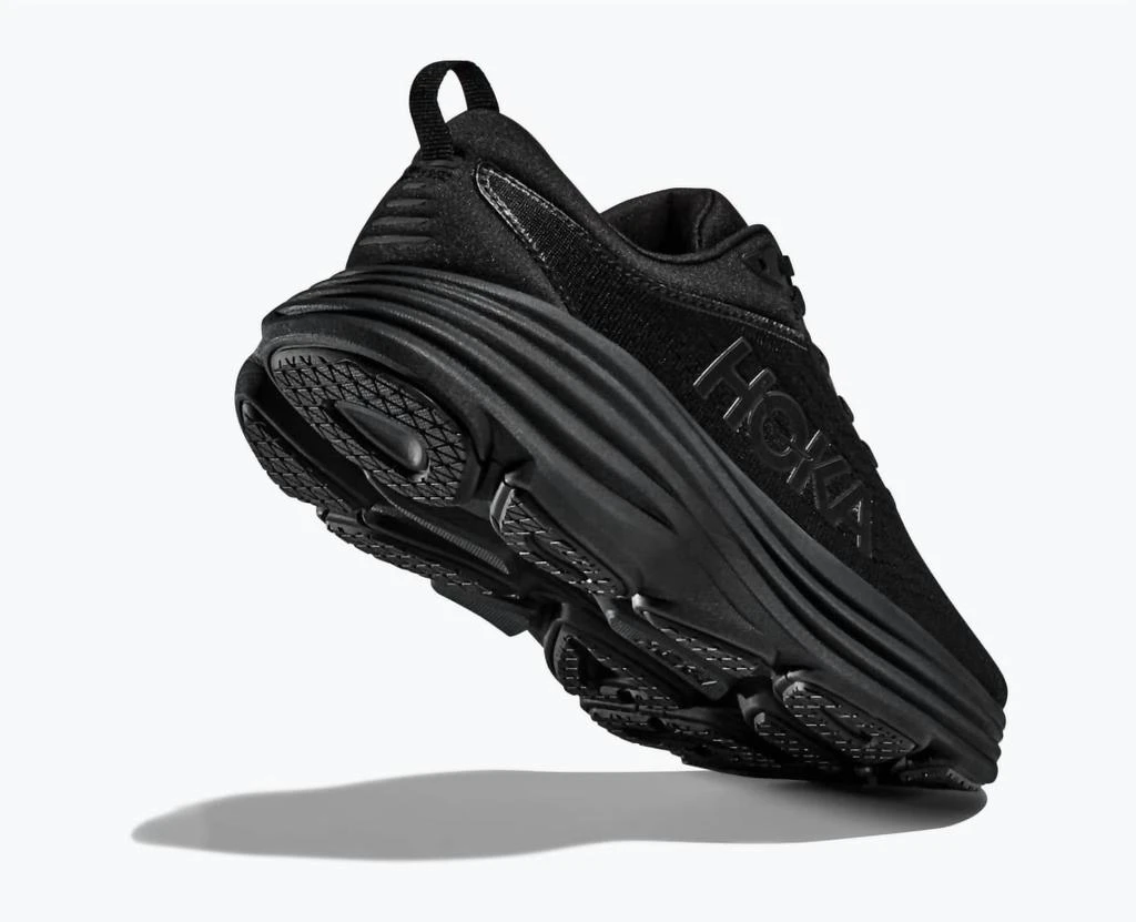 商品Hoka One One|Men's Bondi 8 Running Shoes In Black/black,价格¥907,第5张图片详细描述