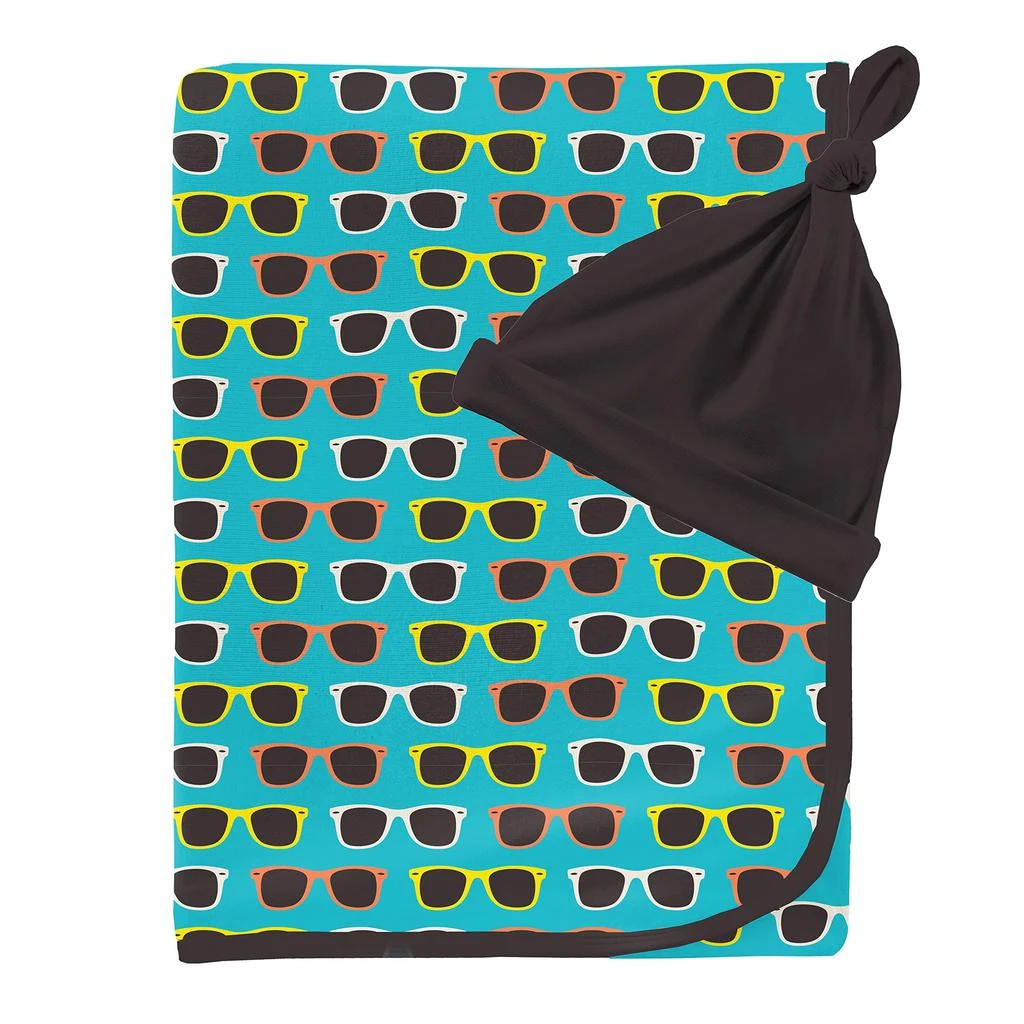 商品KicKee Pants|Swaddling Blanket & Knot Hat Set (Infant),价格¥225,第1张图片