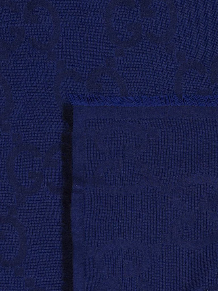 商品Gucci|Gucci Allover Monogram Jacquard Scarf,价格¥3058,第3张图片详细描述