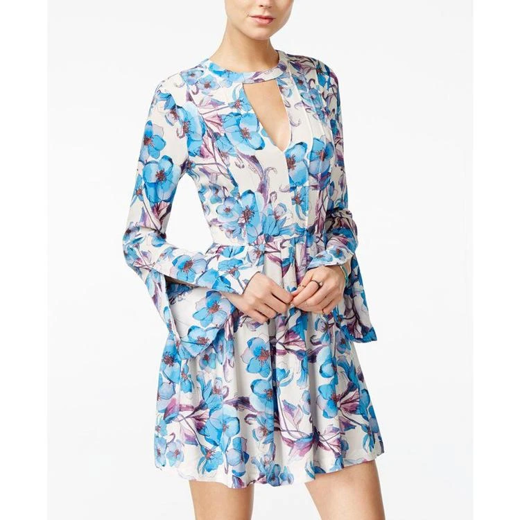 商品Free People|Tegan Printed Cutout Mini Dress,价格¥434,第4张图片详细描述