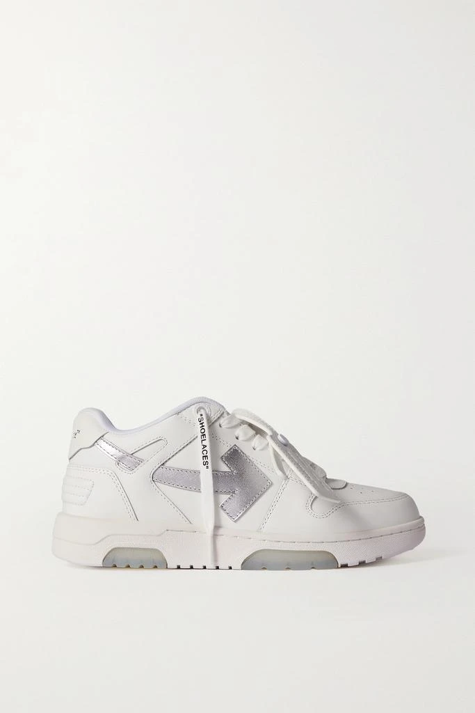 商品Off-White|Out Of Office 皮革运动鞋,价格¥5366,第1张图片