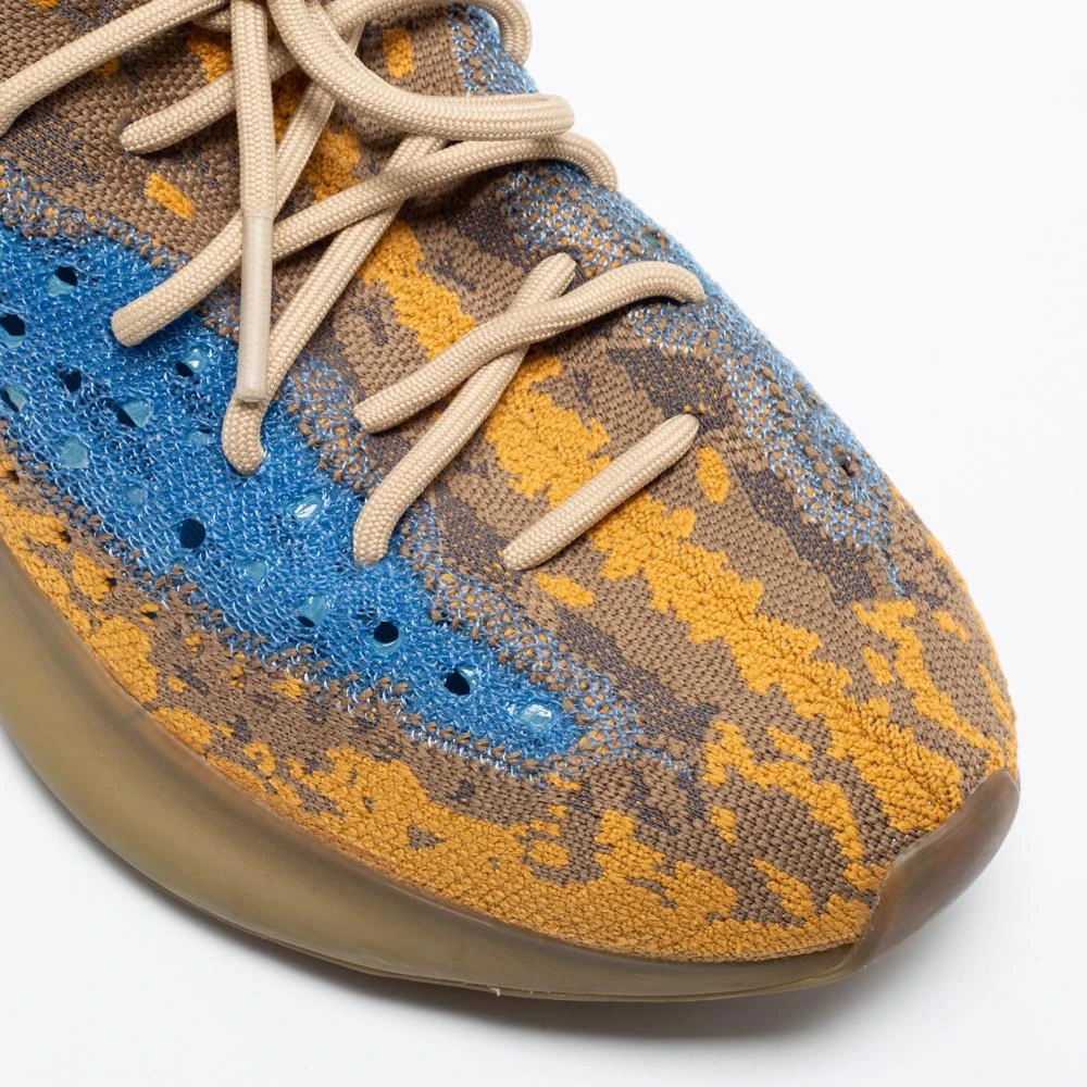 Yeezy x Adidas Multicolor Knit Fabric Boost 380 Blue Oat Reflective Sneakers Size 43 1/3 商品